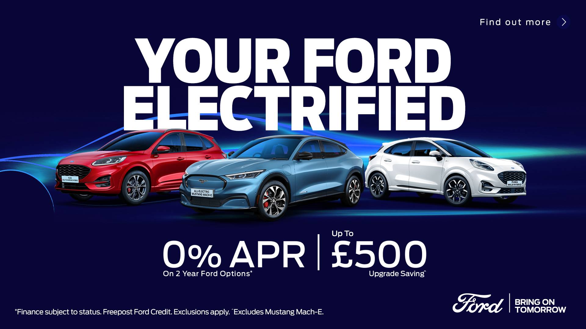 Your Ford Electrified 0% Finance Offe