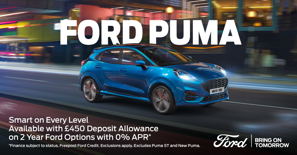 Ford Puma 0% APR offer