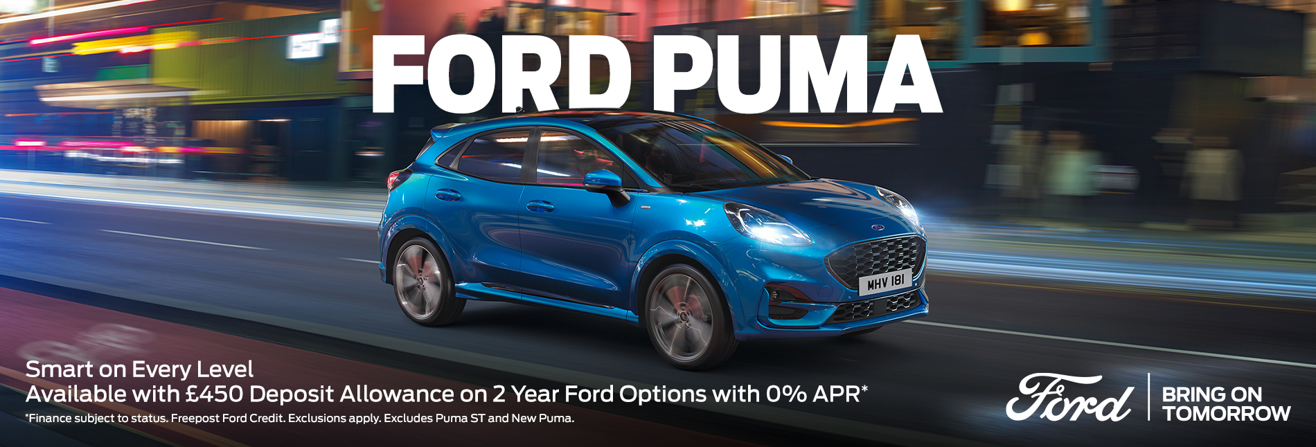 Ford Puma 0% APR Offer